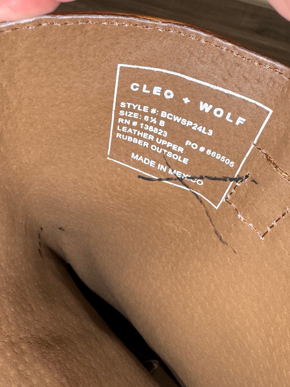 Cleo + Wolf Scout Fashion Tan Leather Round Toe Heeled Boots - Picture 10 of 11